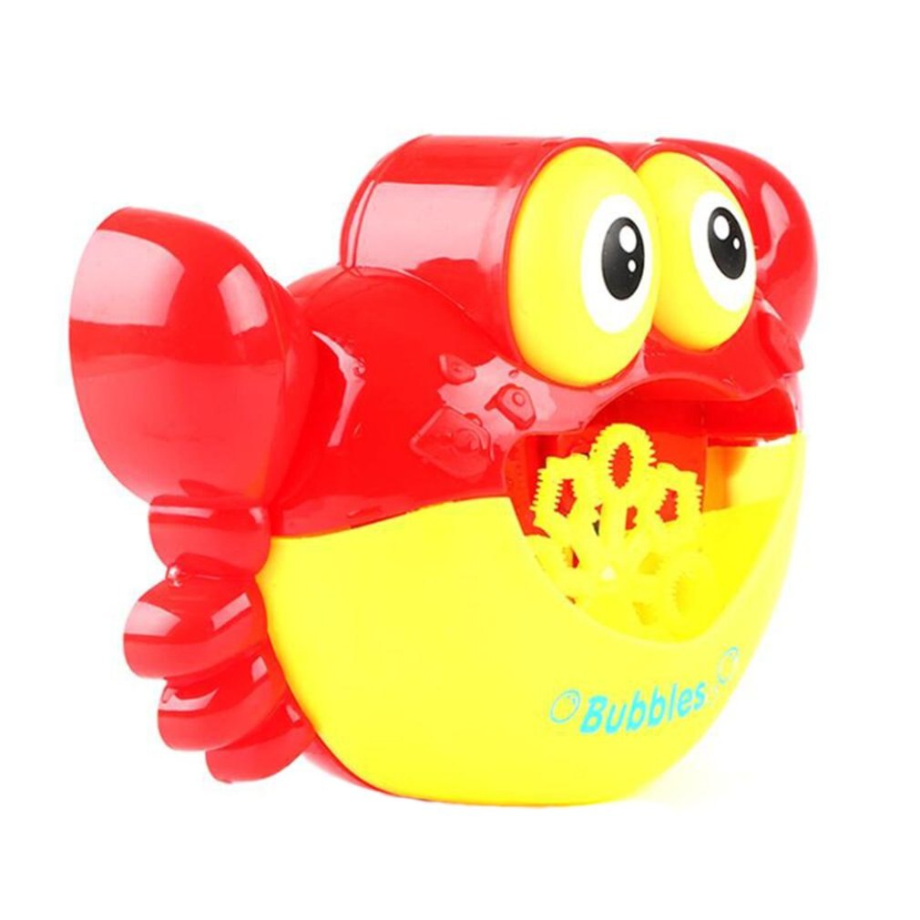 Funny Music Crab Bubble Blower Machine Electric Automatic Crab Bubble Maker Kids Bath