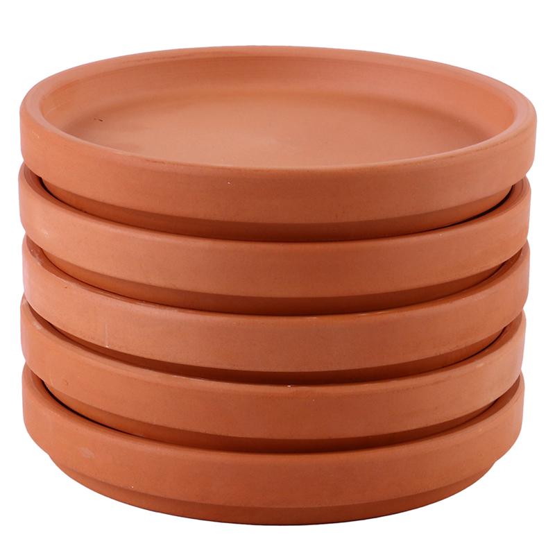 5Pcs Flower Pot Tray Pottery Plant Flowerpot Saucers Planter Pot Holder Gardening Planter Trays Flowerpot Tray Garden Tools: 16X2cm
