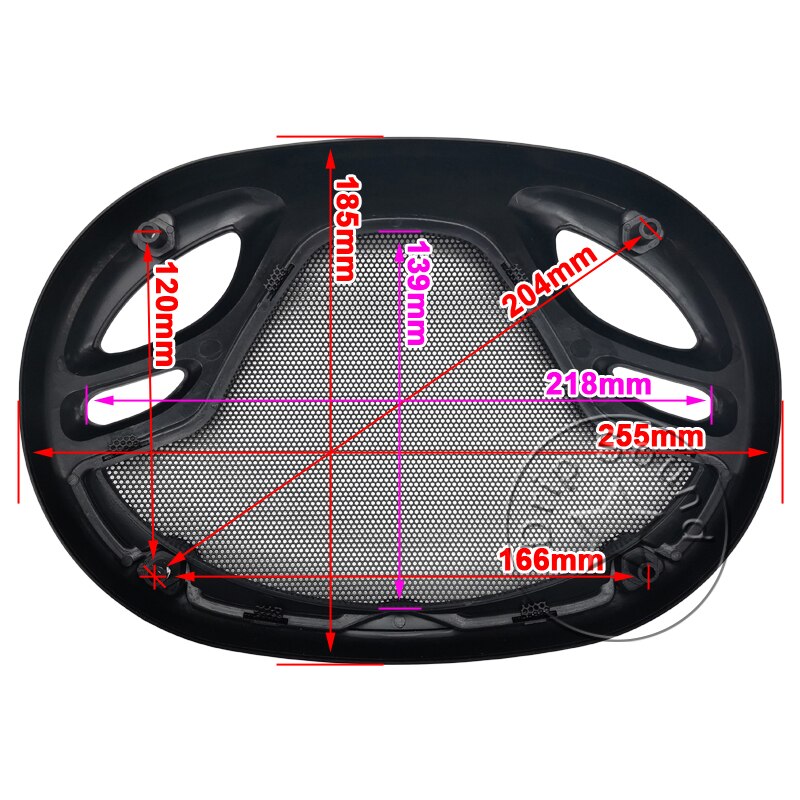 #39 4 /5 /6.5 /6 x9 #39 #39 #39 #39  #2 metallgitter #39: 1 stück / Für 6 x 9 zoll lautsprecher