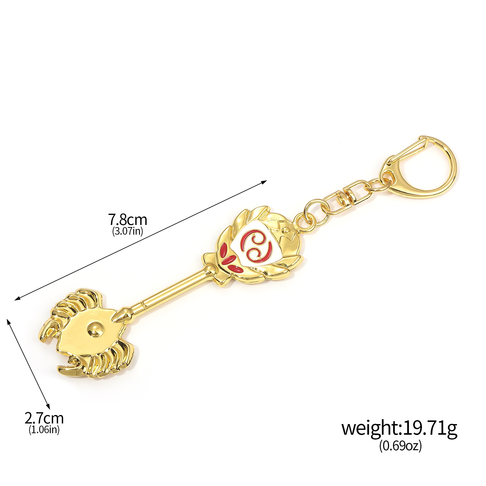 LLavero de dibujos animados de Anime Fairy Tail, estrella del zodiaco, invocaciones, doce constelaciones, de Cosplay, León, Acuario, Virgo: Blanco
