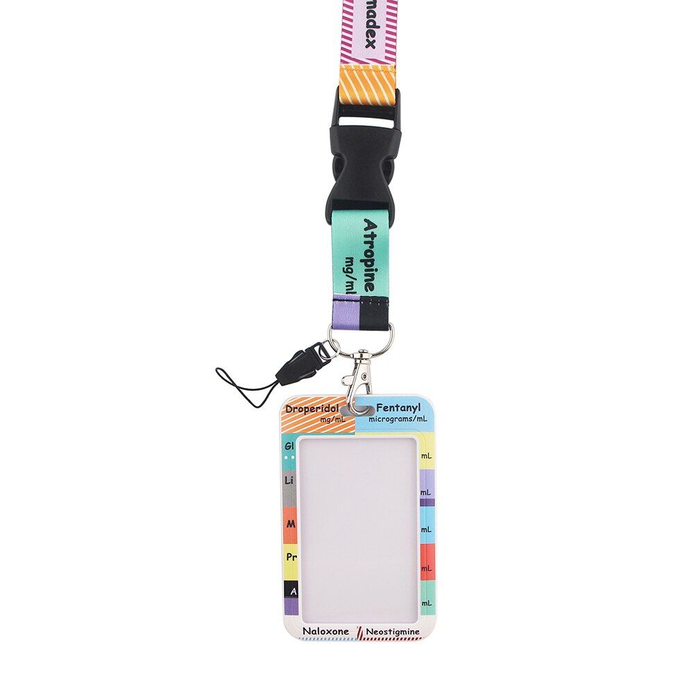 JF0133 Icu Medische Lanyard Credit Card Id Houder Tas Arts Verpleegkundige Student Vrouwen Reizen Bank Bus Visitekaartje Cover Badge