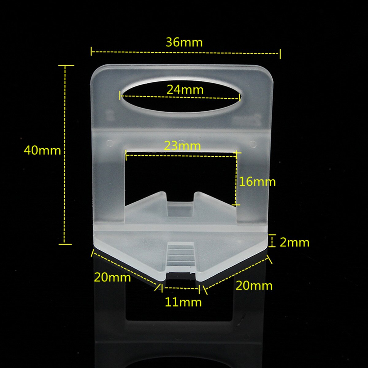 2Mm 100Pcs Plastic Keramische Tegel Leveling Systeem Spacers Clips Kit Muur Vloertegel Spacer Betegelen Tool Voor Thuis floor
