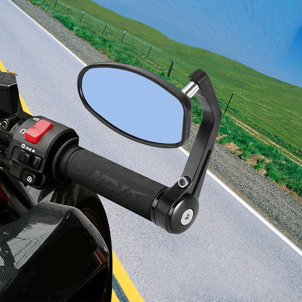 Universal Motorcycle Accessories Bar End Mirror Retro Motorbike Side Rearview Mirrors FOR hornet 600 ktm duke 390 cb600f hornet