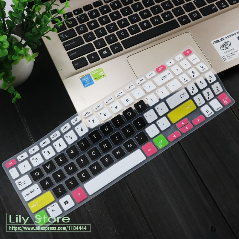 Silicone Gel Keyboard Cover Protector Skin For Asus S530FN S530UN S5300 S5300U S5300UN for ASUS Vivobook S15 15.6 inch