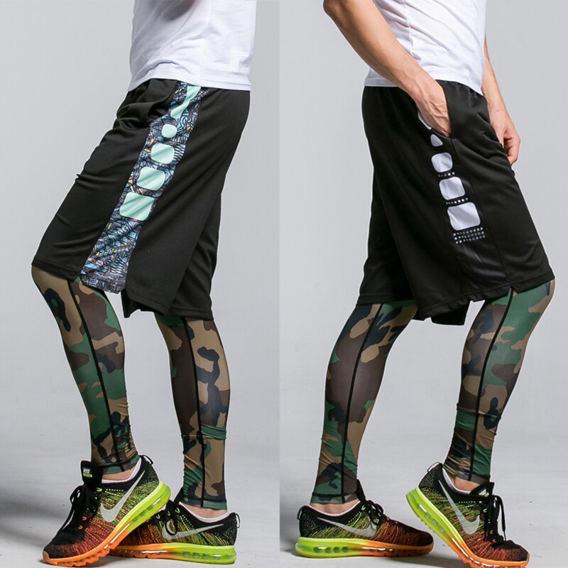 Summer Men Basketball Shorts Knee Length Outdoor Sport Shorts Male Loose Breathable Gym Tennis Short Trouser