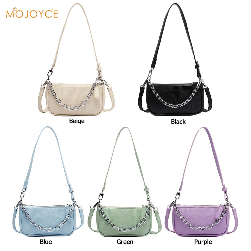 Frauen retro aufbringen Schulter Tasche Schulter Umhängetasche Leder Kette Damen Schulter Bote Sattel Handtasche