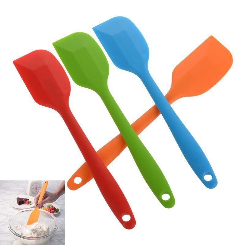 Silicone Spatula Baking Spatula Mixing Pastry Scraper Non Stick Butter Jar Blender Cooking Spatula Kitchen Baking Accessories1Pc
