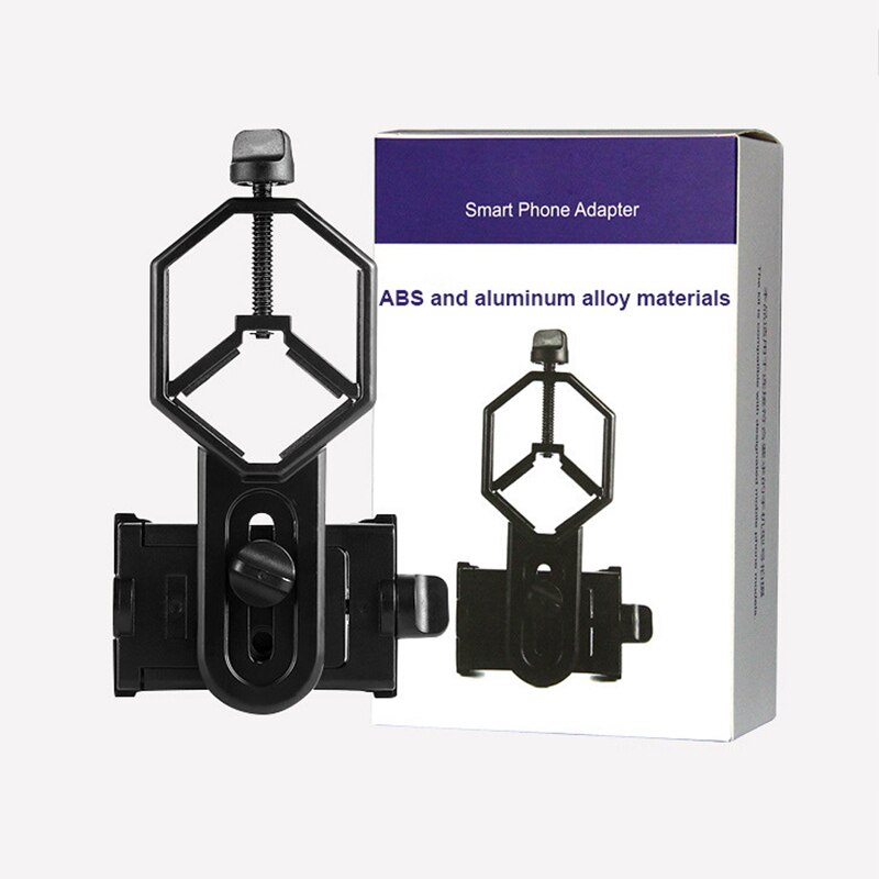 Universal Cell Phone Adapter Mount Monocular Microscope Accessories Adapter Telescope Mobile Phone Clip Accessory Bracket: Default Title
