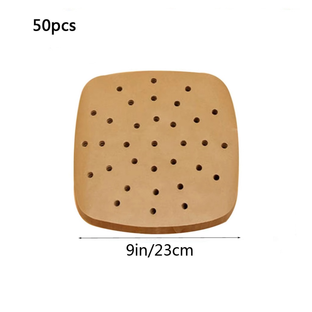 Luchtfriteuse Papier Wegwerp Luchtfriteuse Perkamentpapier Liners Antiaanbaklaag Stoomvoeringen voor Oven Magnetron Stoommand: violet