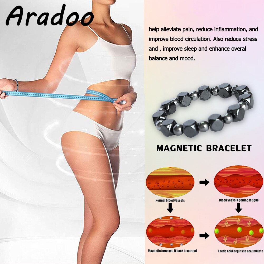 Popular Style Health Energy Anti-Radiation Strengthen Immunity Stay Slim Terahertz Magnet Bracelet