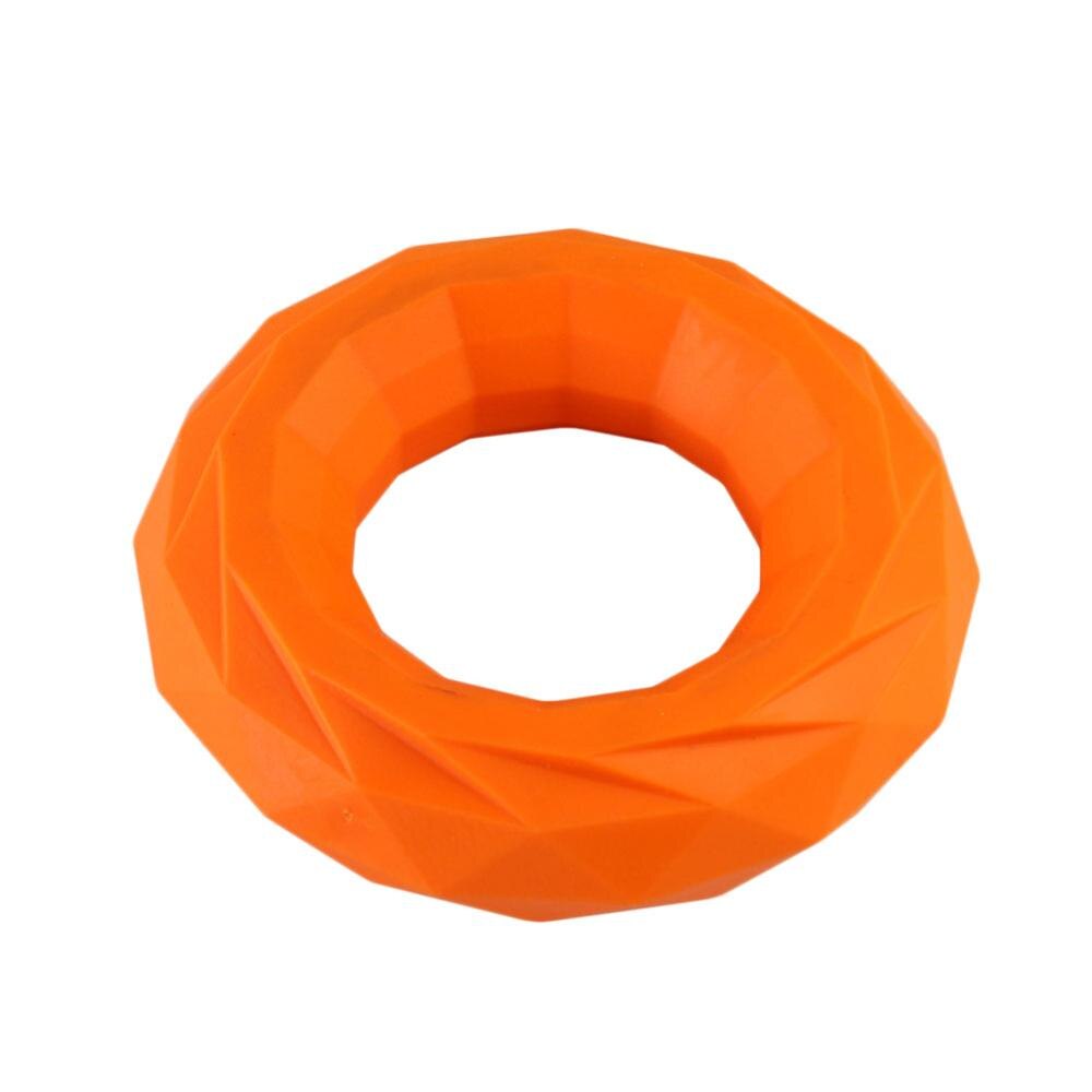 Fitness Hand Strengthener Silicone Expander Grip Device O-Shaped Silicone Grip Ring Finger Hands Fitness Exercise Equipment: Orange
