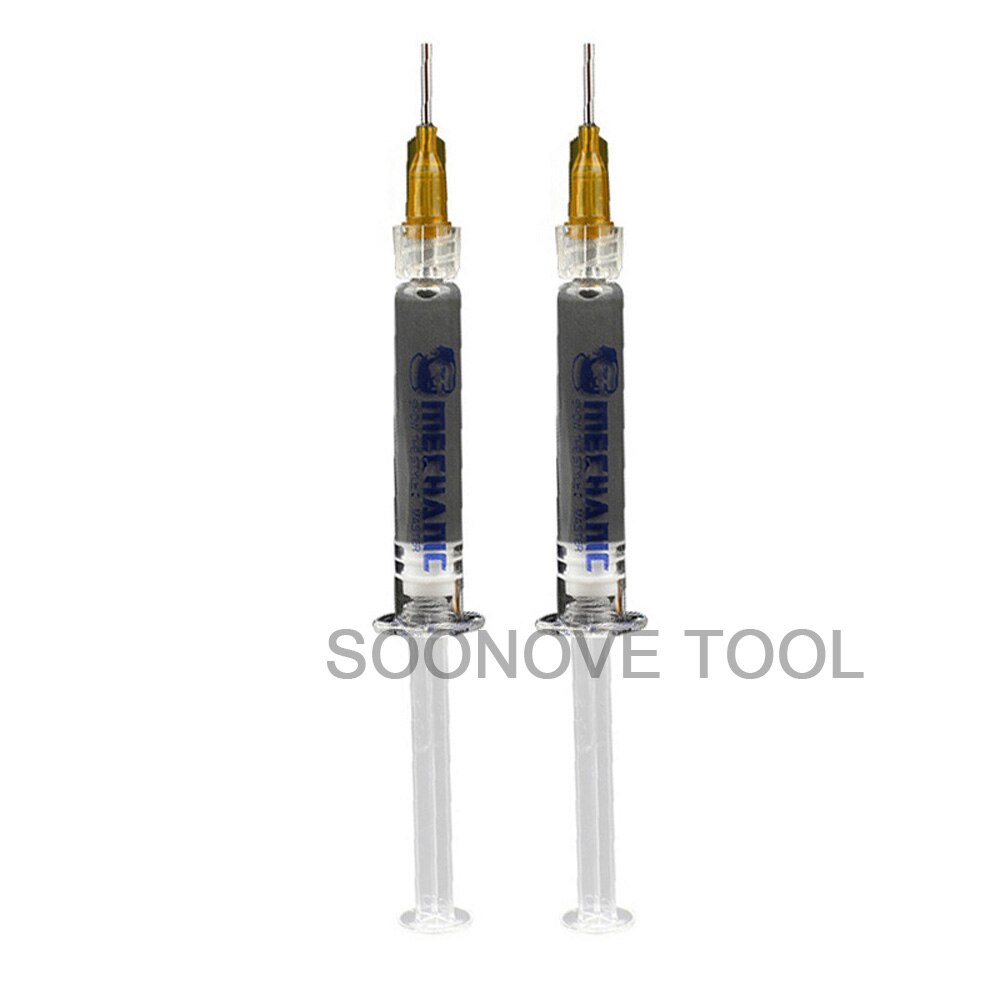 MECHANIC ISm5 3ML Phone Repair Fingerprint Fly Line Special Solder Paste ‏For Phone Fingerprint Jump Wire Repair Flux Paste: 2PCS