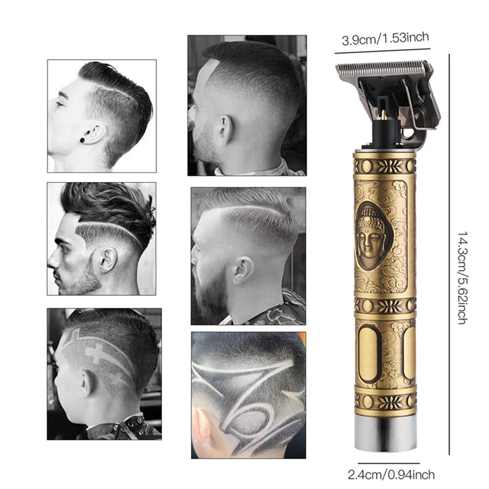 Professionele Tondeuse Kapper Kapsel Sculptuur Cutter Oplaadbare Razor Trimmer Verstelbare Cordless Rand Mannen Tondeuse