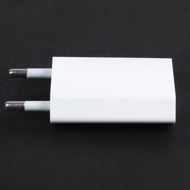 Witte eu usb-lader ac-adapter voor iphone 5, 5s, 4s , 4 3gs ipod touch nano
