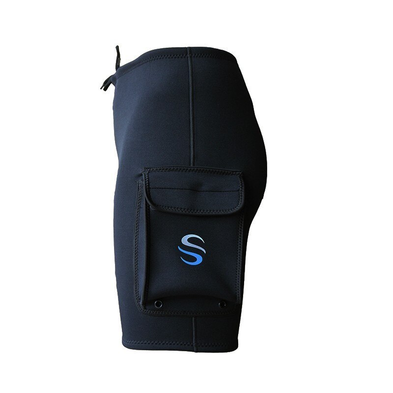 Slinx 3mm neopreen wetsuit tech shorts snorkeluitrusting duiken surfbroek duikbroek broek zwart