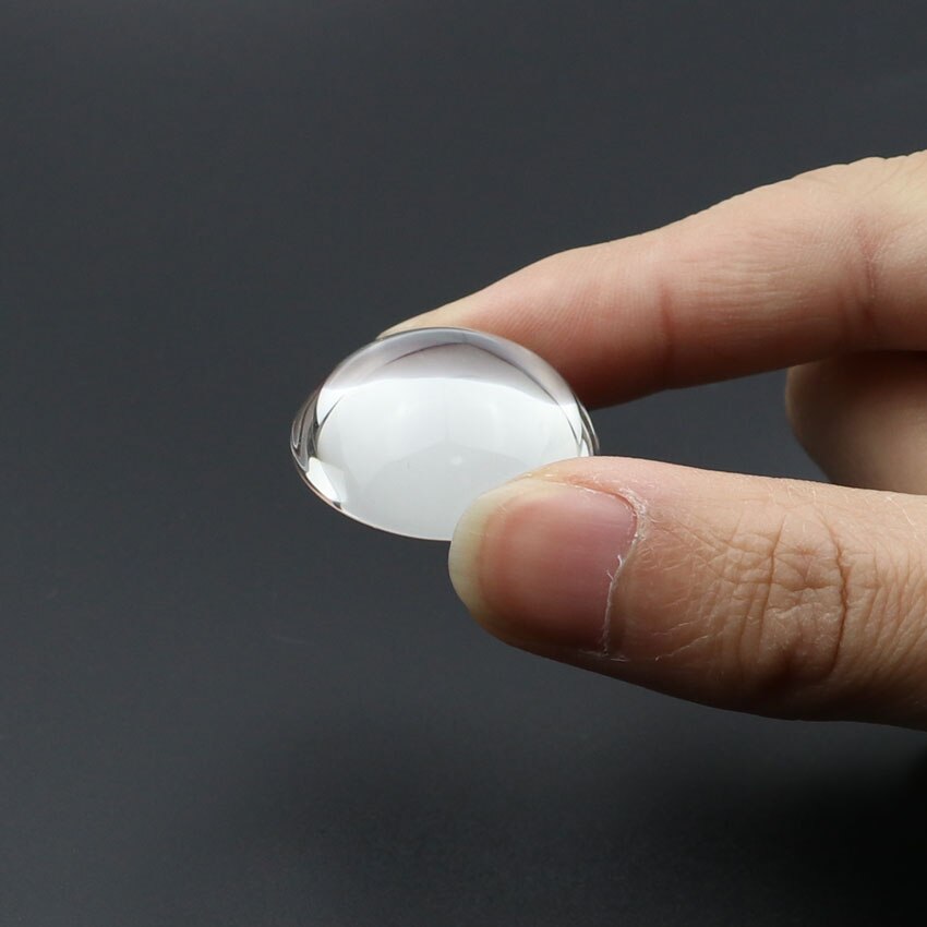 6 8 10 12 13 14 15 16 20 25 30 35 40 mm Mini Optical Glass Lens LED Optics Plano Convex Condenser Glass No steps / no edge Lens
