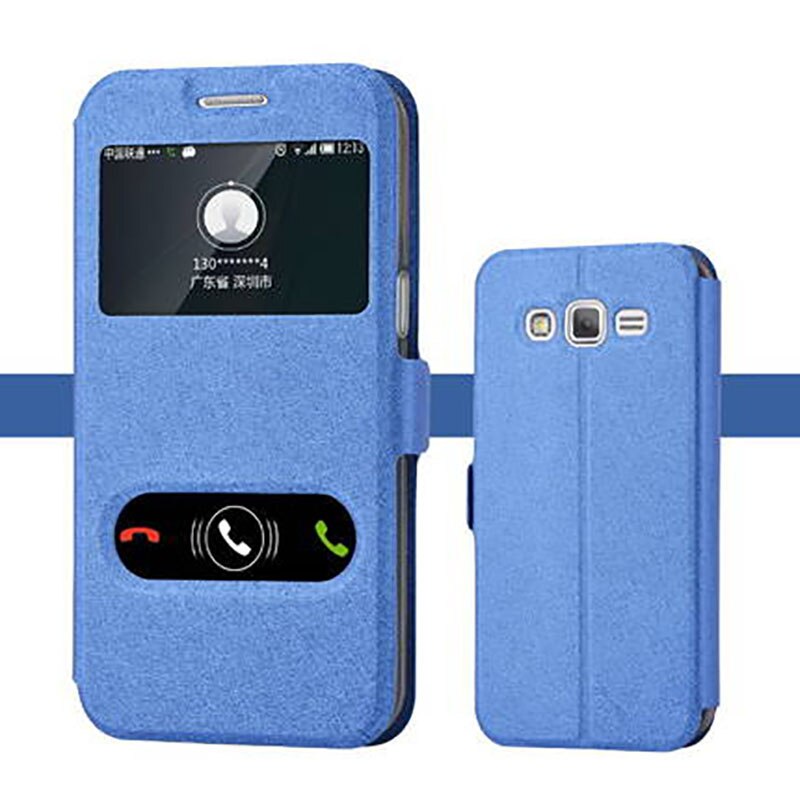 Coque pour samsung galaxy grand 2 duos  g7102 g7106 g7108 g7109, étui en cuir à rabat pour samsung galaxy grand 2