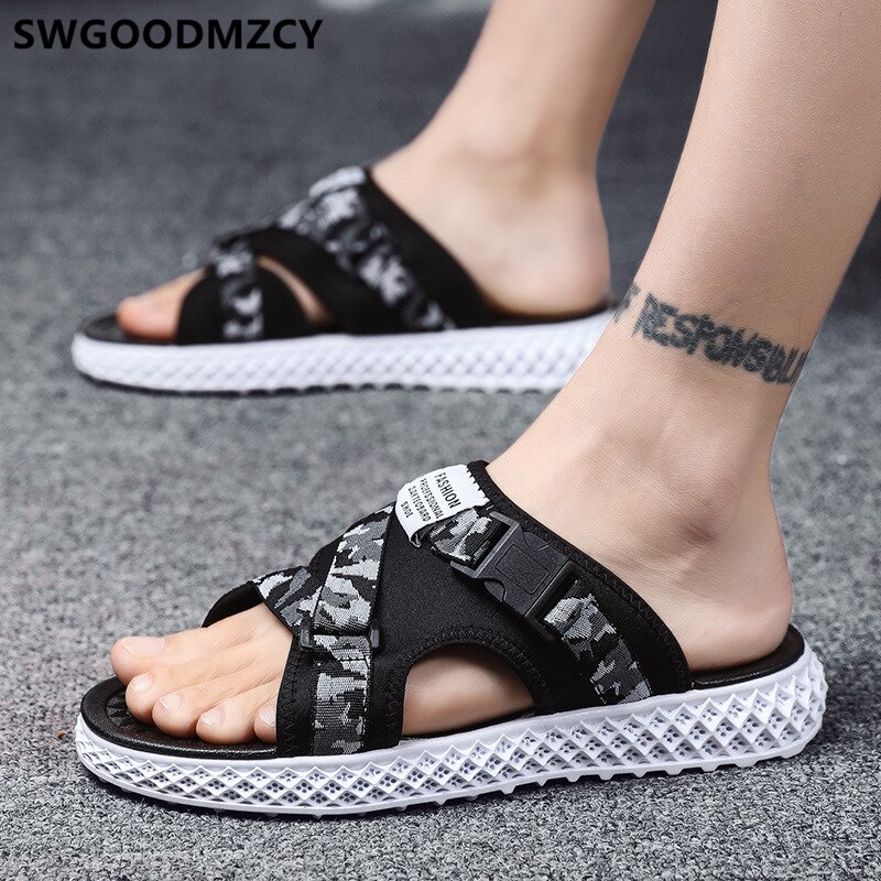 Sommarskor strandtofflor herr tofflor friluftstofflor män sportskor män scarpe uomo buty meskie schuhe herren