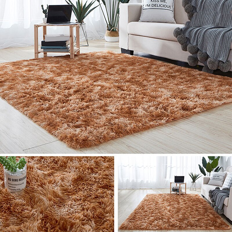 Absorberend tapijt voor de slaapkamer tie dye pluche zacht tapijt voor de woonkamer slaapkamer antislip vloermatten stijlvol tapijt