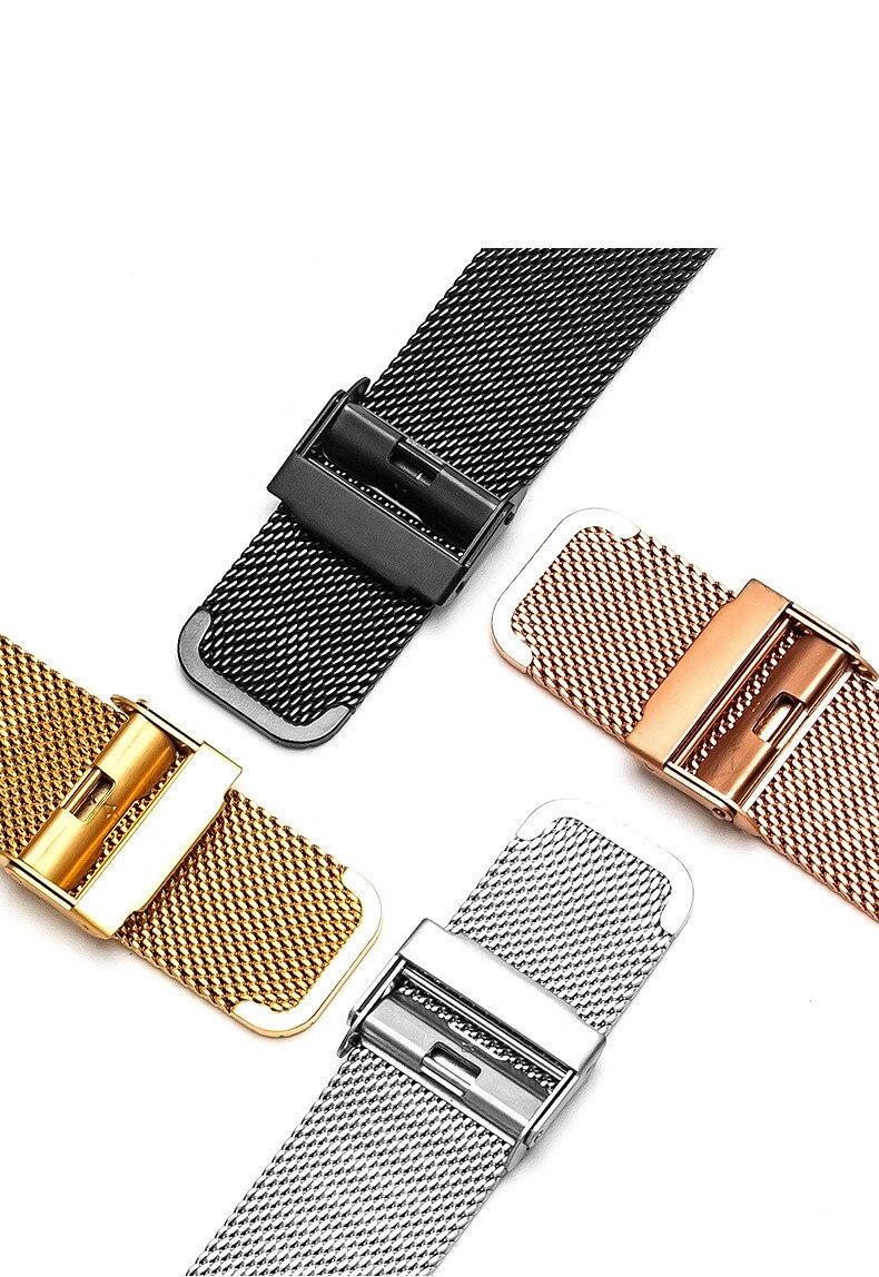 18 20 22mm zachte milanese horlogeband gesp vervangende band horloge accessoires band voor samsung galaxy watch 3/ active 2 armband