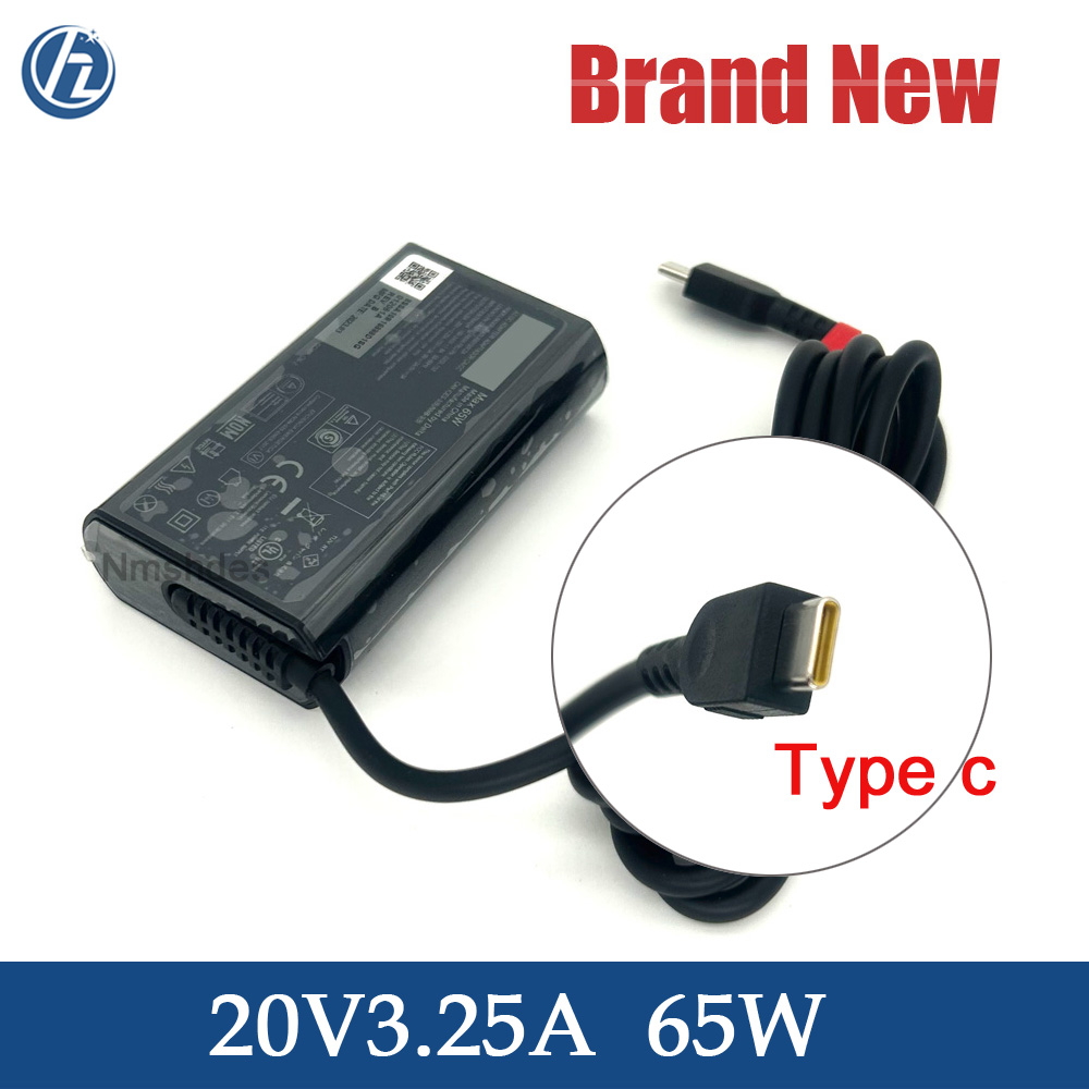 Oryginalna ładowarka sieciowa USB-C o mocy 65 W do laptopów Lenovo ThinkPad T14 T14s P14s T15 Zasilacz do laptopów 20 V 3,25 A typu C