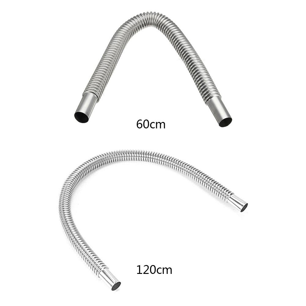 120cm Stainless Steel Air Heater Exhaust Pipe for Car Heater Parking Air Heater Fuel Tank Diesel Gas Vent