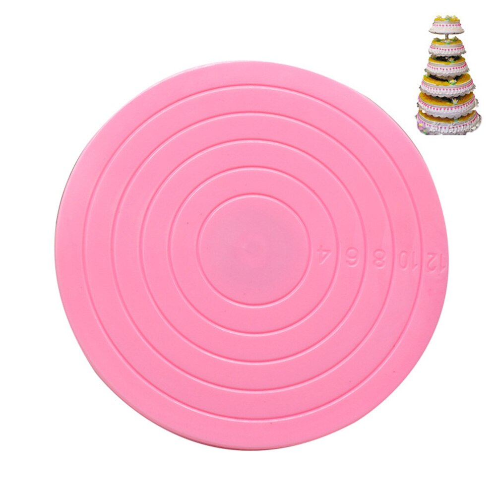 14cm Platform Revolving Decoration Rotating Cake Stand Baking Plate Turntable Essential Helper For Cake Decorating