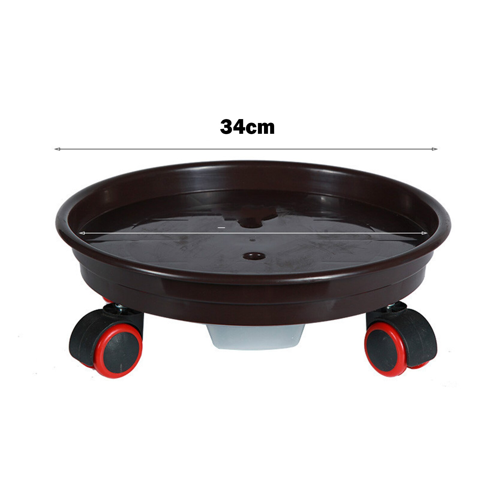 Movable Plant Stand Flower Pot Tray With Universal Wheel Heavy Duty Rolling Potted Rack Indoor Outdoor Balcony Garden Plateau: no.3
