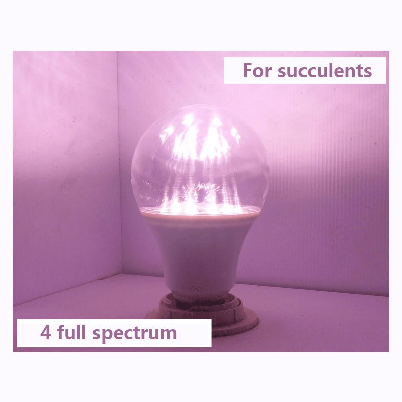 Dragon Fruit Supplement Licht Lamp Florescence Lamp Led Plant Groei Lamp 12W Transparant Deksel Dringen Knoppen