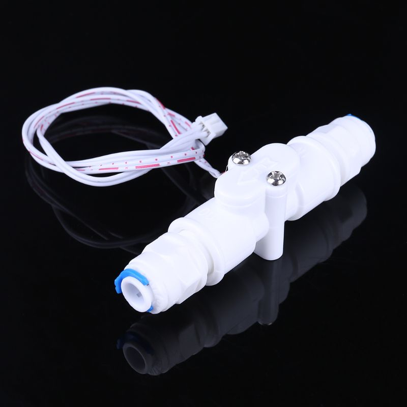 1/4 NPT Water Flow Switch PE Tube Dispenser Purifier Liquid Flow Sensor Switch R9JF