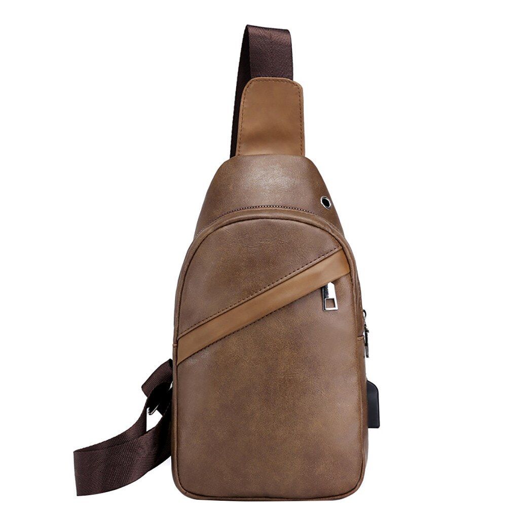 MAIOUMY Männer Japan und Koreanische Stil Brust Tasche Casual Umhängetasche Kleine Schulter Tasche Bolsa Masculina freies-: BW
