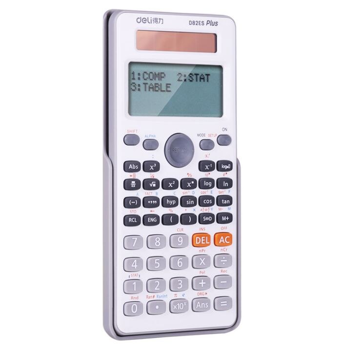 Genuine Desktop Dual Power 252 Kinds Function Scientific Calculator Solar+Battery Power 12 Digital 2-Line LCD Display: CA003W