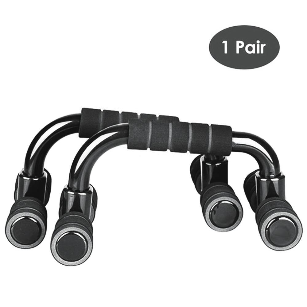 2 stk push up stand bar fitness stande i-type håndtag svampe grip bars gym muskel træning pushup bryst træner bodybuilding: Brun