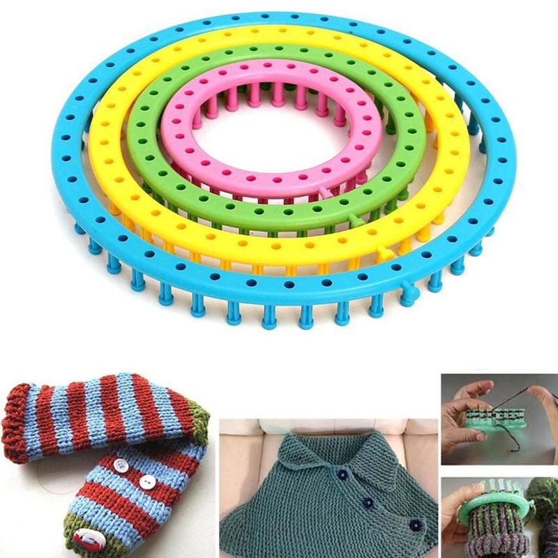 Weaving Loom Knitting Loom Flower Daisy Knit Pattern Maker Wool Yarn Needle Loom Knitting Tools
