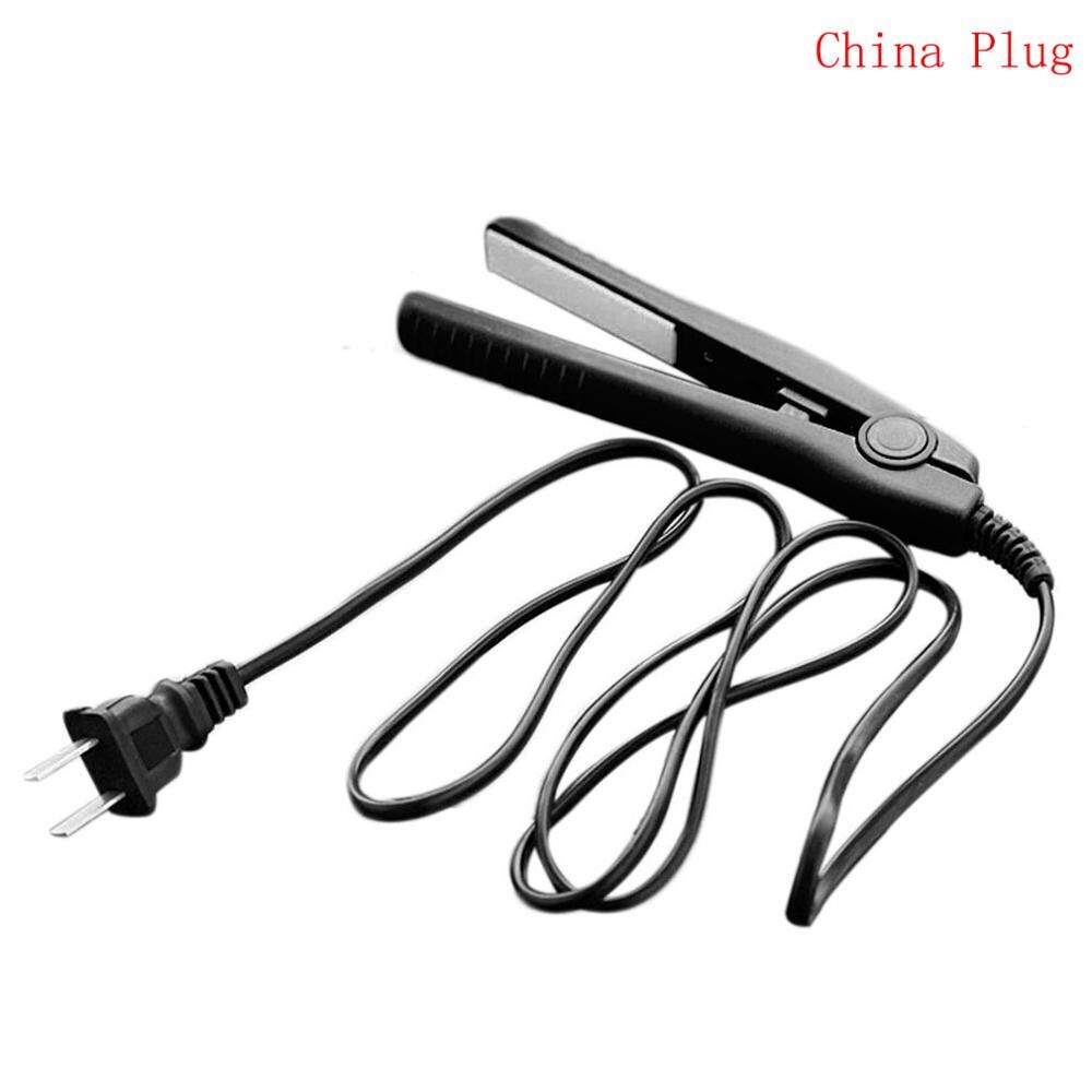 Electronic Hair Straightener Portable Mini Hair Flat Iron Ceramic Fast Straightening Irons Hair Styling Tool: ZK915303