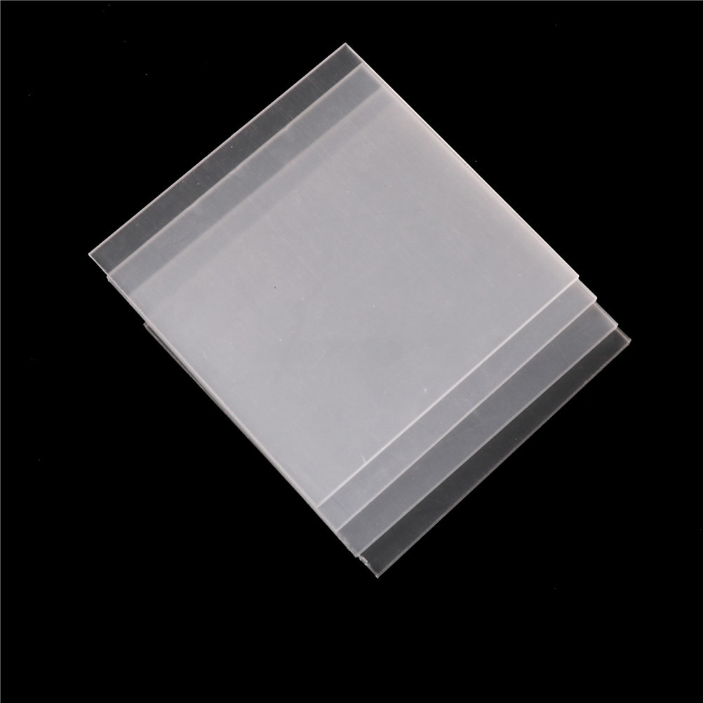 Tykkelse klar akryl plexiglas skåret plast transparent plade plexiglas panel 1 stk 2-5mm
