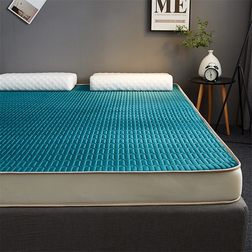 Latex Mattress Folding Mattress For Queen/King /Twin/Full Size Bed Breathe Foam Tatami Mattress: D / 90x200cm 5cm thick
