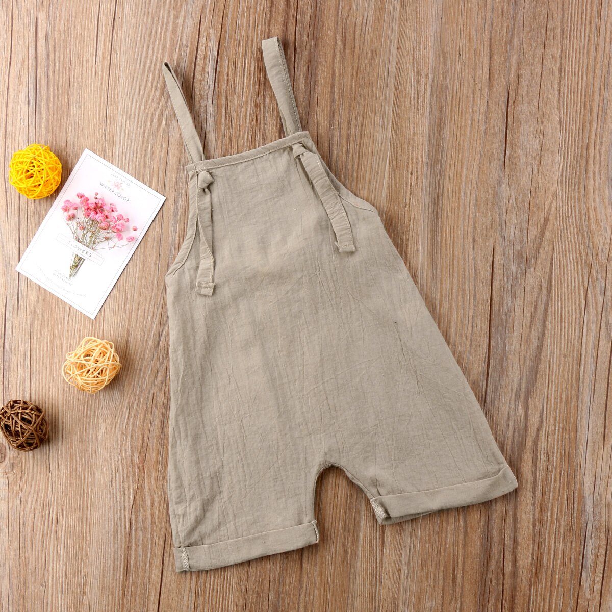 Brand Toddler Infant Newborn Kid Boy Girl Bib Pants Romper Jumpsuit Playsuit Outfit Solid Summer Clothes 0-3T