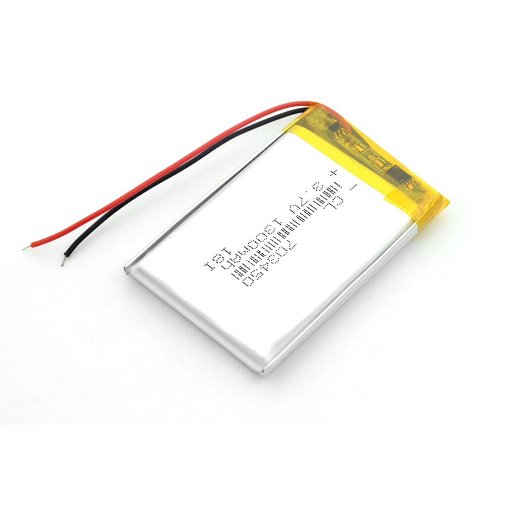 3.7V lithium polymer battery 703450 1300MAH Rechargeable Li-ion Cells With PCB For DVD MP3 MP4 MP5 GPS Bluetooth Speaker Tablet