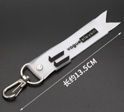 Engelska brev band lanyard mobiltelefon nyckelring hänge kläder byxor vilda dragkedja huvud tillbehör: 10