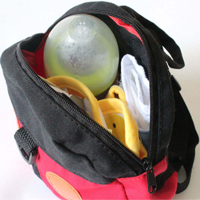 Mochila infantil con arnés para niños, Correa antipérdida ajustable de animales, bolsa de algodón puro antipérdida, protección de seguridad infantil
