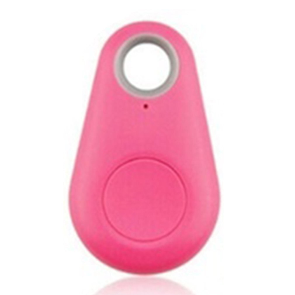 Smart trådlös 4.0 nyckel anti förlorad sökare tracker alarm gps locator trådlös positionering plånbok husdjursnyckel: Rosa