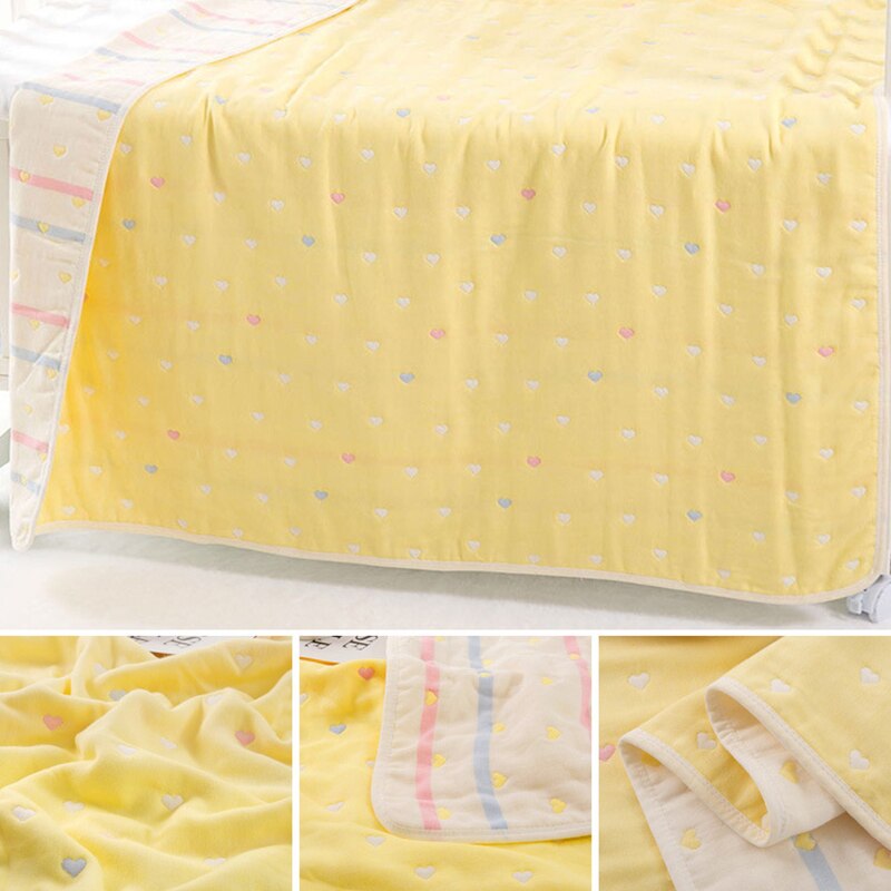 Bomull tegneserie søt babydyne trykt kjølig vaskbar enkelt luftkondisjonerte quilt 110*110cm husholdnings soverom sengetøy