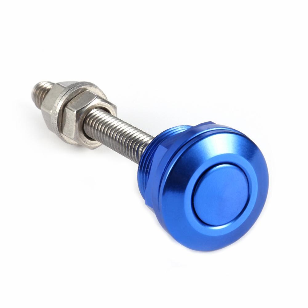 Universal 22mm tryckknappar motorhuv stift lås clip kit bil snabblås bil biltillbehör: Blå