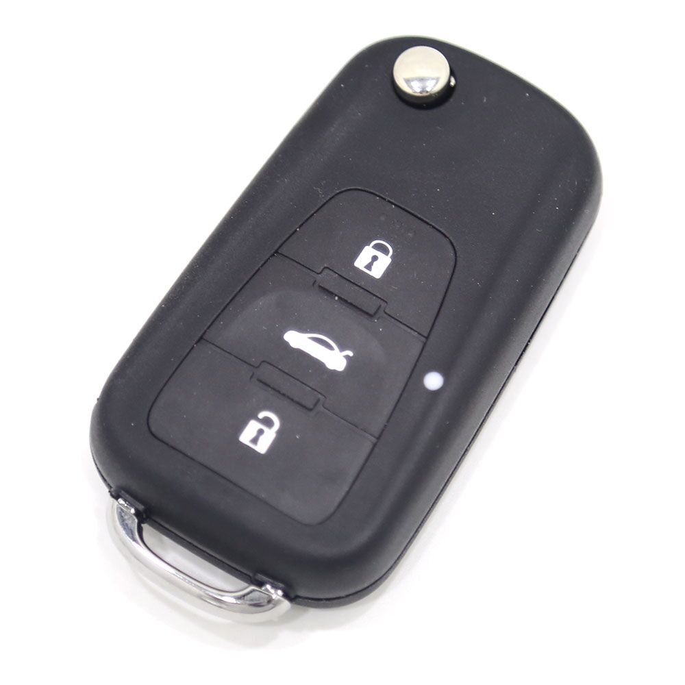 Lockartist 3 Knoppen Flip Afstandsbediening Sleutel Shell Auto Sleutel Case voor MG GS Blank Case Afstandsbediening Cover voor MG