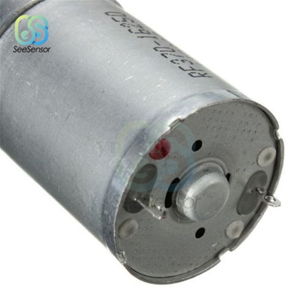 Geared Motor DC Motor 12V Electric Engine Reduction Motor High Torque 60RPM