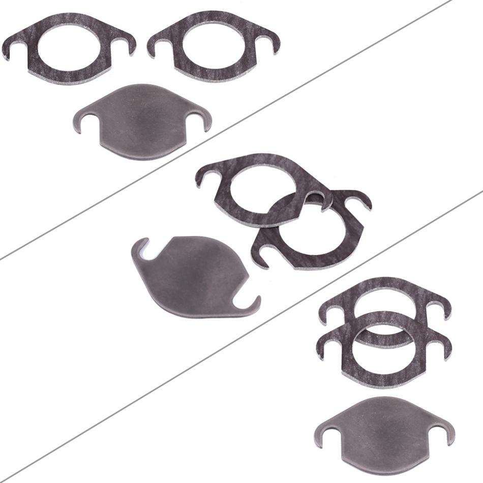 2PCS EGR Valve Blanking Block Plate Kit Fit for RENAULT ESPACE LAGUNA MASTER TRAFIC VAUXHALL MOVANO EGR Valve Plate