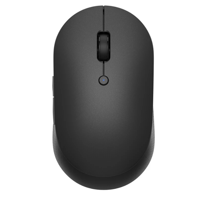 Originele Xiaomi Draadloze Dual-Mode Muis Stille Ergonomische Bluetooth Usb Zijknoppen Portable Mini Draadloze Muizen Voor Laptop: Black