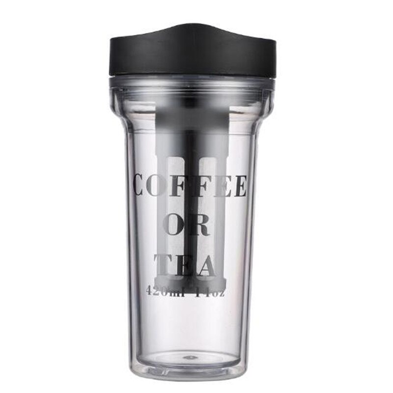 Cold Brew Coffee Maker Travel Bottle Coffee Mug Tumbler Cup with Filter Infuser Hand Drip Ice Drip Iced Dutch Coffee Pot Dripper