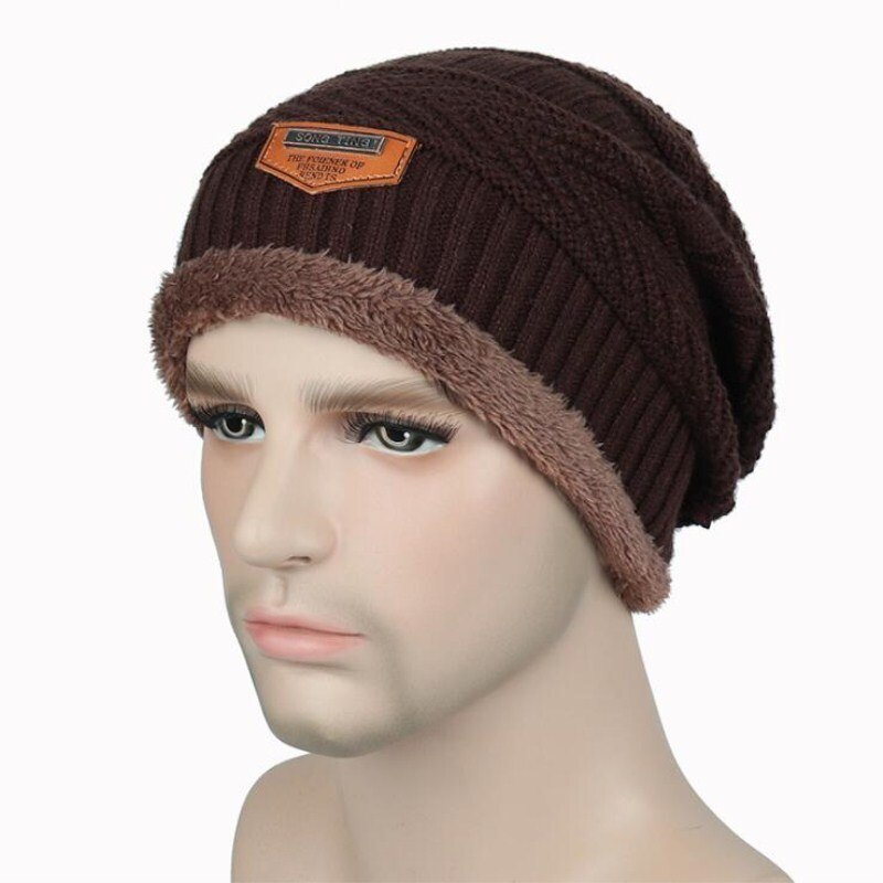 Sombrero de invierno de terciopelo para hombre, gorro de lana al aire libre para esquiar, máscara, bufanda, gorro, gorros de invierno para hombre, sombrero de punto para niño,